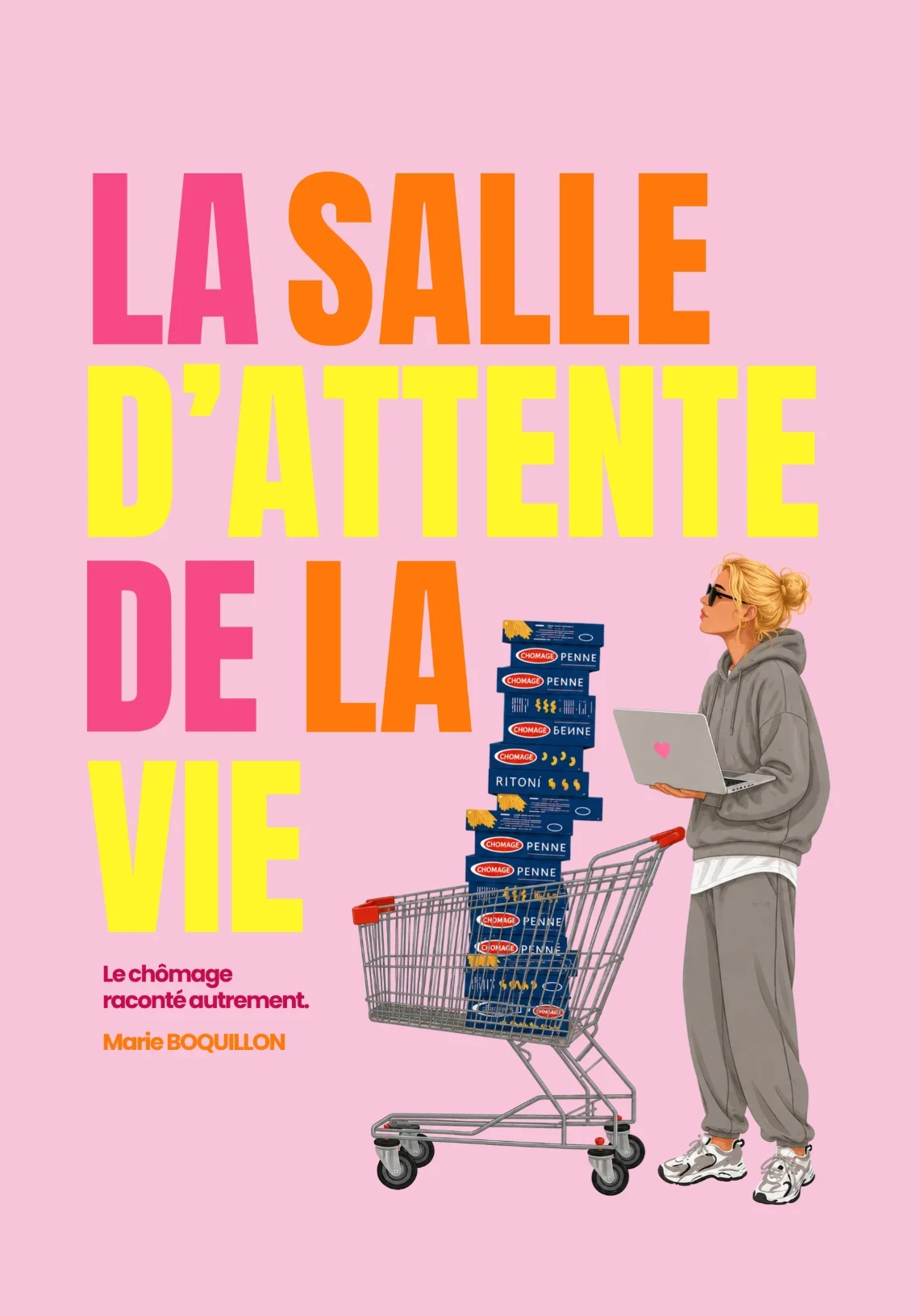 Couverture du livre La salle d'attente de la vie, de Marie Boquillon